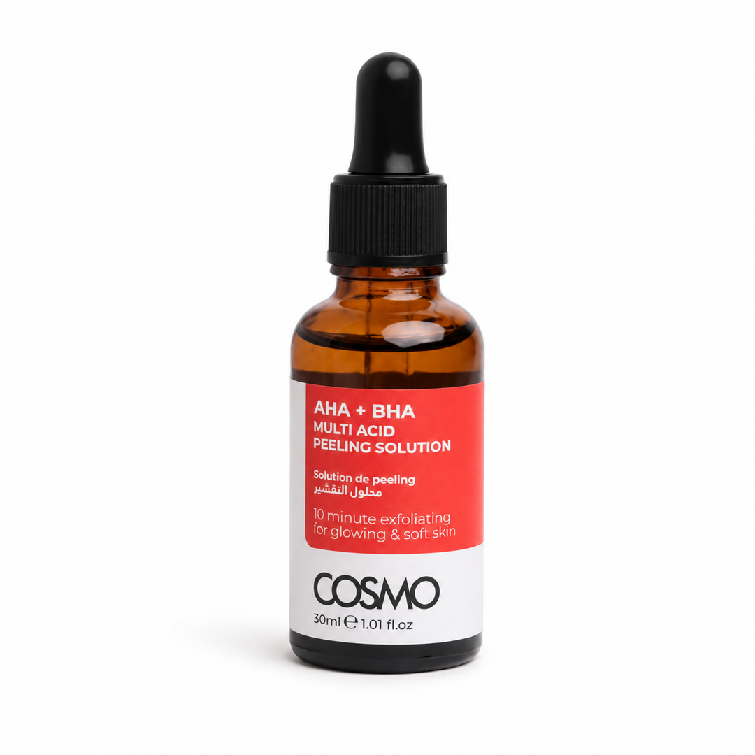 COSMO AHA+BHA Peeling Solution - 30ml | كوزمو سيروم مقشر بأحماض ال aha و ال bha - 30 مل