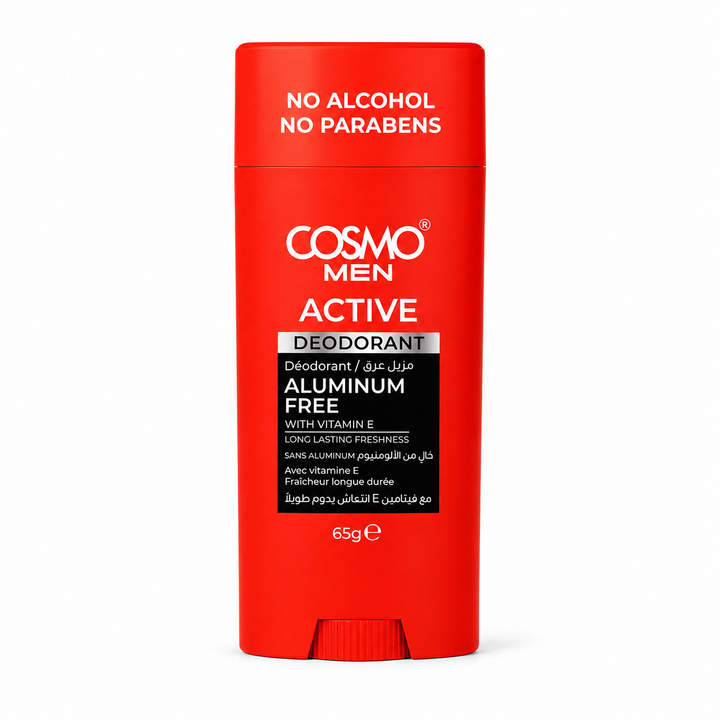 COSMO Men active Deodorant - 65g | كوزمو مزيل تعرق للرجال - 65 غرام