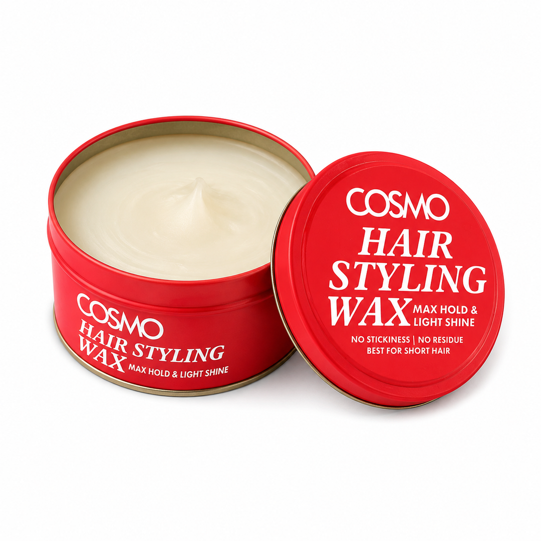 COSMO Hair Styling Wax Max Hold Light Shine - 100g | كوسمو واكس تصفيف الشعر بثبات قوي ولمعان خفيف – 100 جم