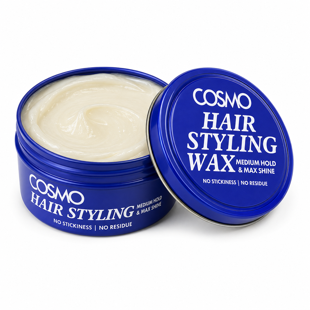 COSMO Hair Styling Wax Medium Hold & Max Shine - 100g | كوزمو واكس لتصفيف الشعر - 100 غ