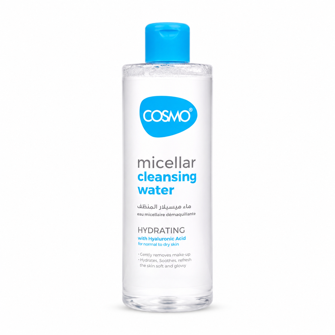 COSMO Micellar Cleansing Water Soothing - 500ml | كوزمو مزيل مكياج ميسيلار مهدئ للبشرة الحساسة - 500 مل