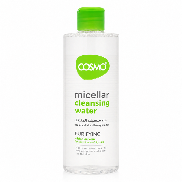 Cosmo Micellar Cleansing Water Purifying - 500ml | كوزمو ميسيلار منظف - 500 مل
