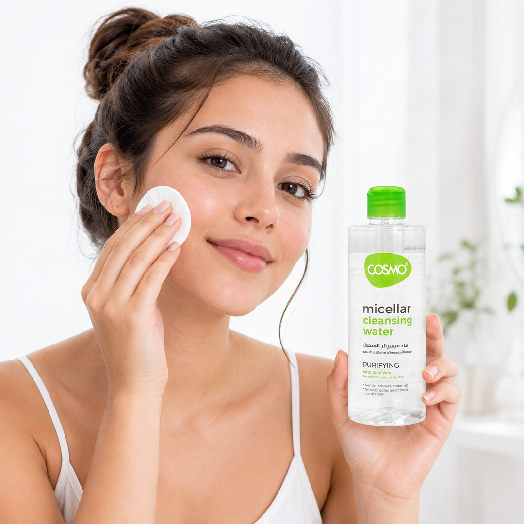 Cosmo Micellar Cleansing Water Purifying - 500ml | كوزمو ميسيلار منظف - 500 مل