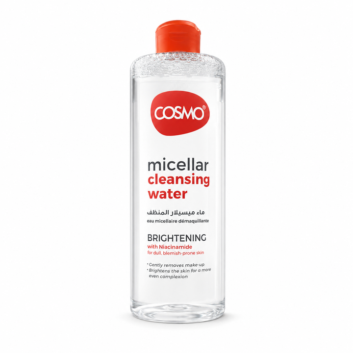 Cosmo Micellar Cleansing Water Brightening - 500ml| ماء ميسيلار منظف للوجه