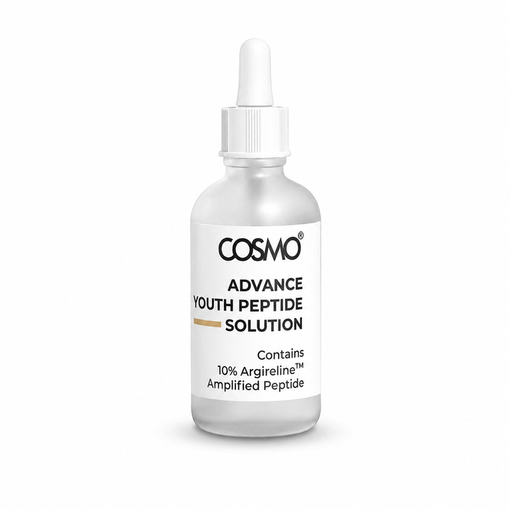 COSMO ADVANCE YOUTH PEPTIDE SOLUTION - 30ml | كوزمو أدفانس سيروم الببتيدات للوجه- 30 مل