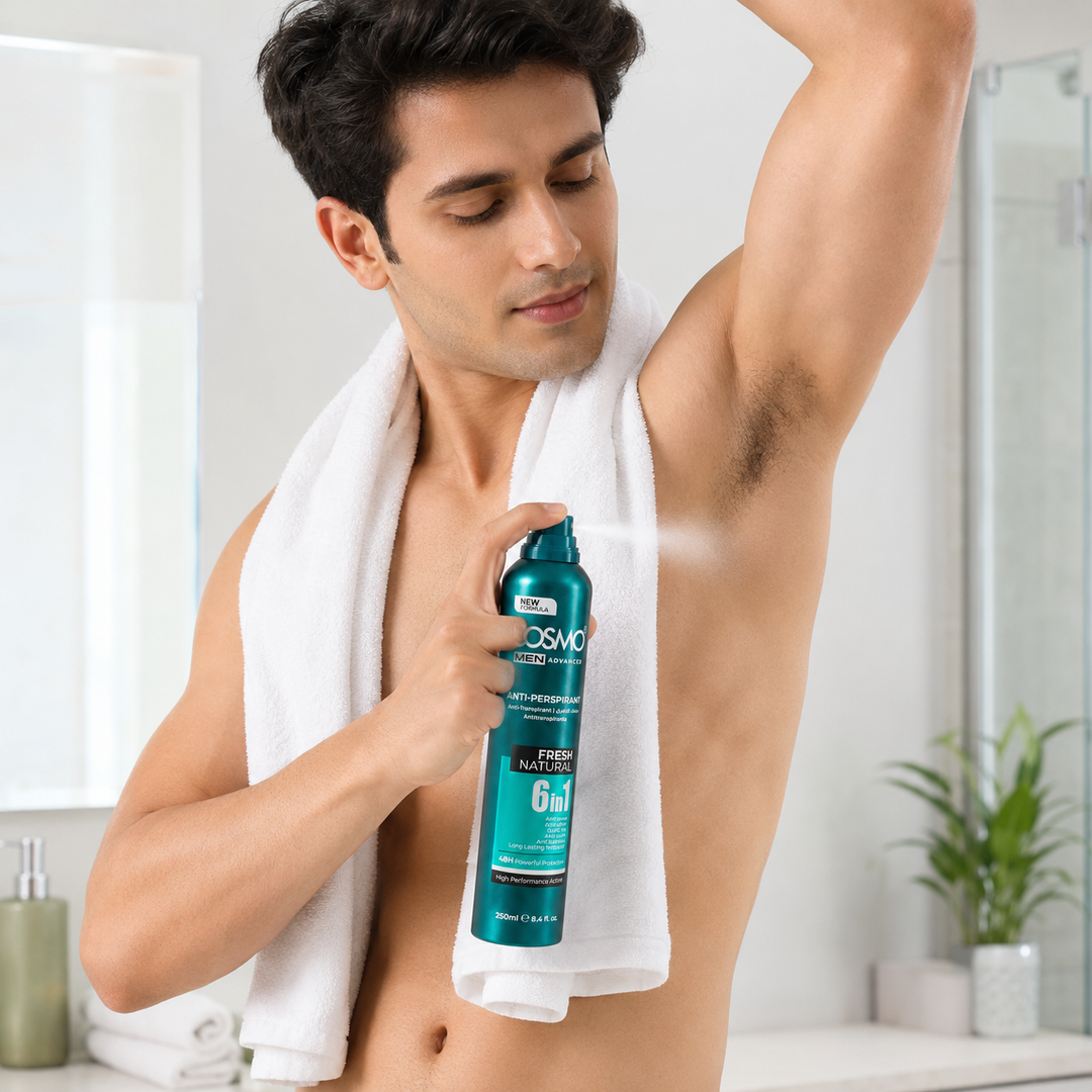COSMO Fresh Natural Anti-Perspirant Deodorant - 250ml | كوزمو فريش ناتشورال مزيل عرق ومضاد للتعرق – 250 مل