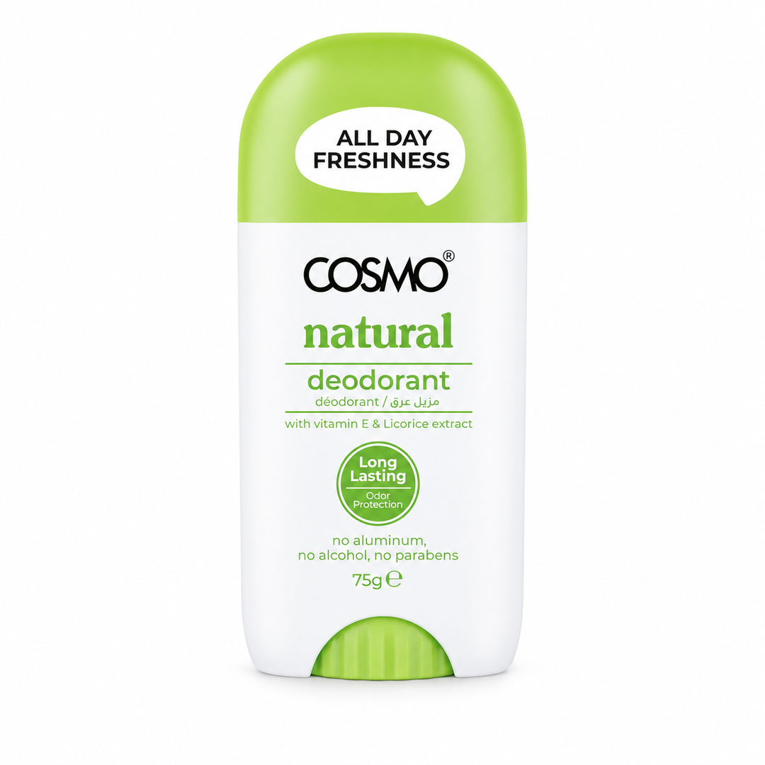 Cosmo Natural Deodorant for Women All Day Freshness - 75g | كوزمو مزيل عرق طبيعي للنساء يمنح انتعاشاً يدوم طوال اليوم – 75 غرام
