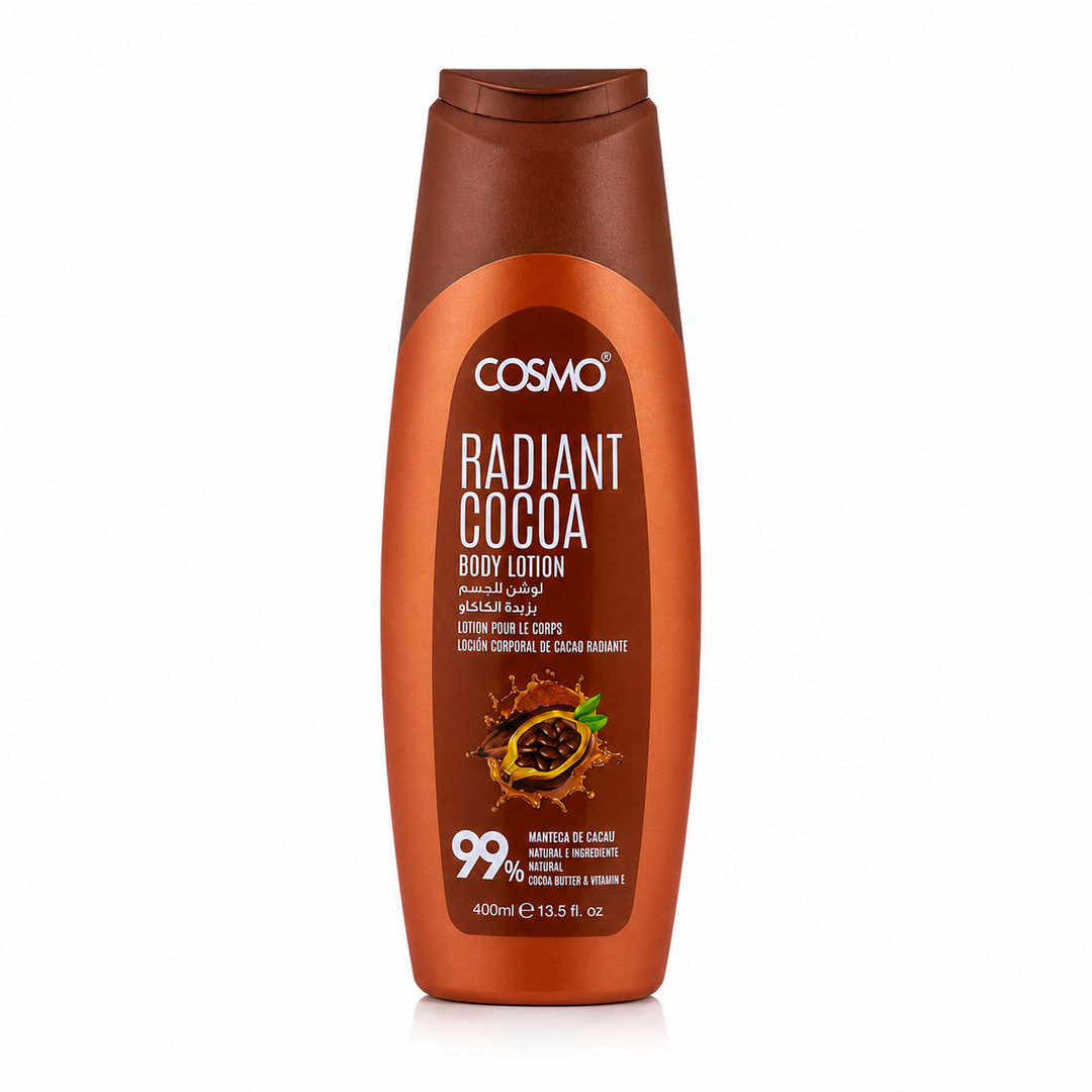 COSMO Radiant Cocoa Body Lotion - 400ml | كوزمو لوشن للجسم بزبدة الكاكاو - 400 مل