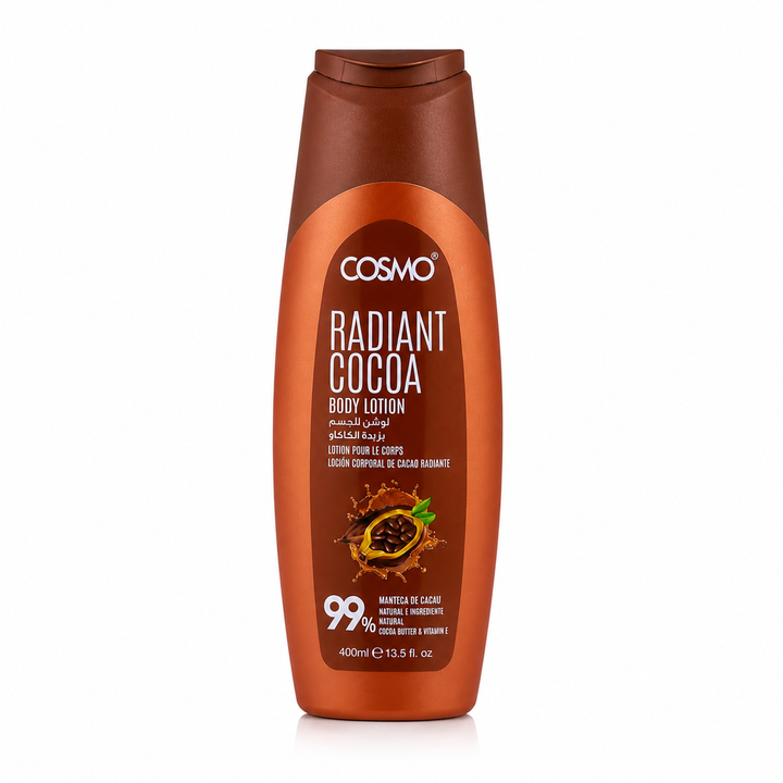 COSMO Radiant Cocoa Body Lotion - 400ml | كوزمو لوشن للجسم بزبدة الكاكاو - 400 مل