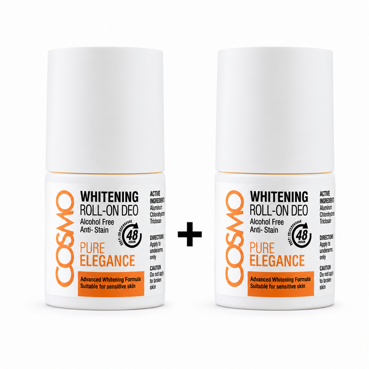 COSMO 2 Pc Offer Pack Whitening Roll- One Deo 48H | عرض COSMO عبوتين – مزيل عرق رول لتفتيح الإبط لمدة 48 ساعة
