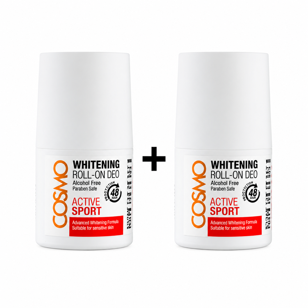 COSMO 2 Pc Offer Pack Whitening Roll- One Deo 48H | كوزمو مجموعة رول اون مزيل تعرق - 2 قطعة