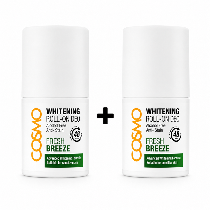 COSMO 2 Pc Offer Pack Whitening Roll- One Deo 48H | عرض كوزمو قطعتين – رول مزيل عرق للتفتيح وحماية لمدة 48 ساعة