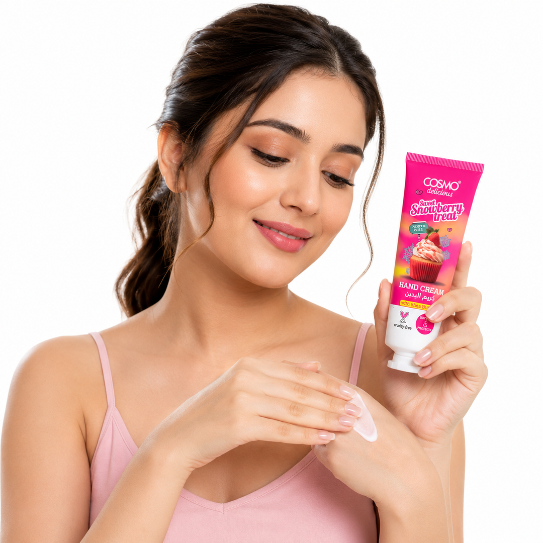 COSMO Sweet Snow Berry Treat Hand Cream - 75ml | كوزمو كريم الدين بالفراولة - 75 مل