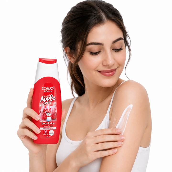 COSMO Apple Candy Yummy Body Lotion - 400ml| كوزمو لوشن الجسم -400 مل