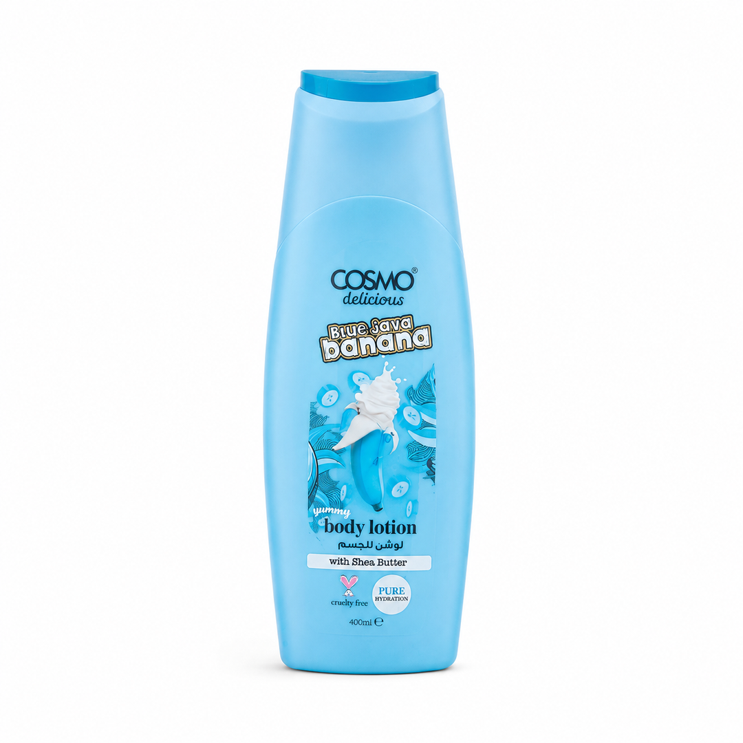 COSMO Blue Java Banana Yummy Body Lotion - 400ml| كوزمو لوشن للجسم -400 مل