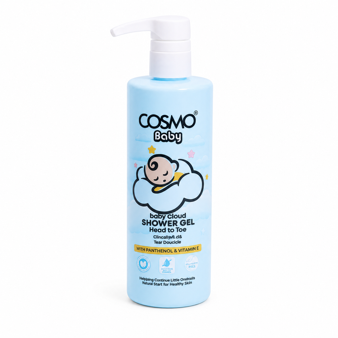 Cosmo Baby Cloud Head to Toe Shower Gel - 500ml | كوزمو جل استحمام للأطفال - 500مل