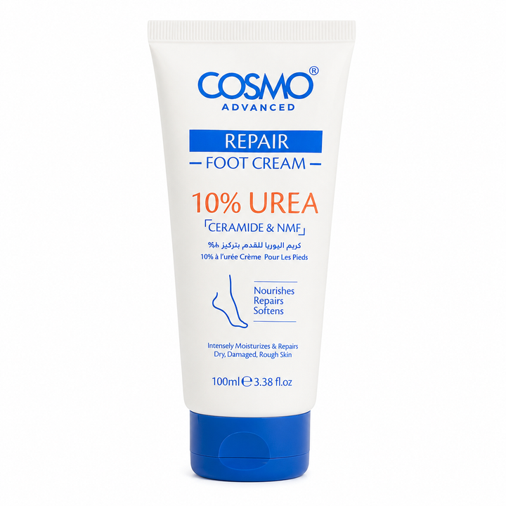 COSMO Pepair Foot Cream 10% Urea - 100ml | كوزمو كريم للقدمين 10% يوريا - 100مل