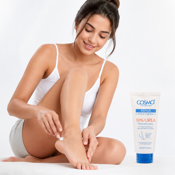 COSMO Pepair Foot Cream 10% Urea - 100ml | كوزمو كريم للقدمين 10% يوريا - 100مل