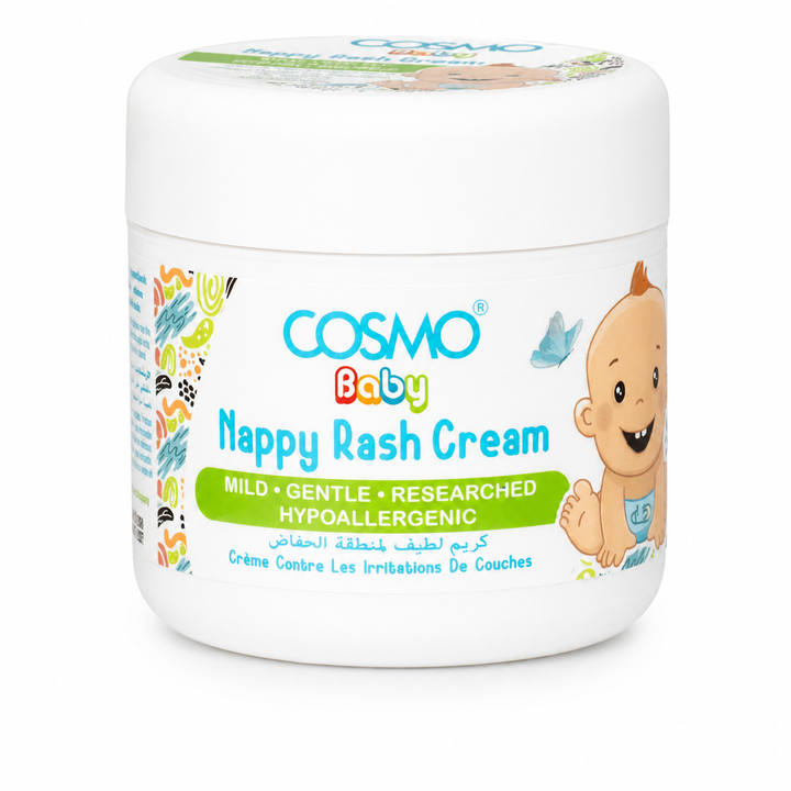 Cosmo Nappy Rash Baby Cream - 150ml | كريم كوزمو لطفح الحفاضات للأطفال – ١٥٠ مل