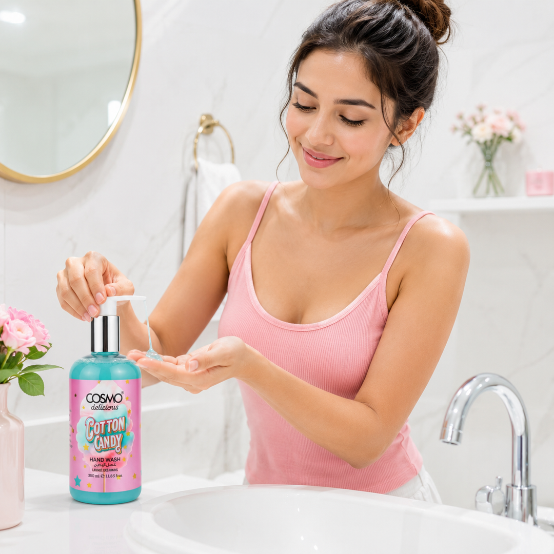 COSMO Cotton Candy Hand Wash - 380ml | كوزمو غسول يدين برائحة حلوى القطن – 380 مل