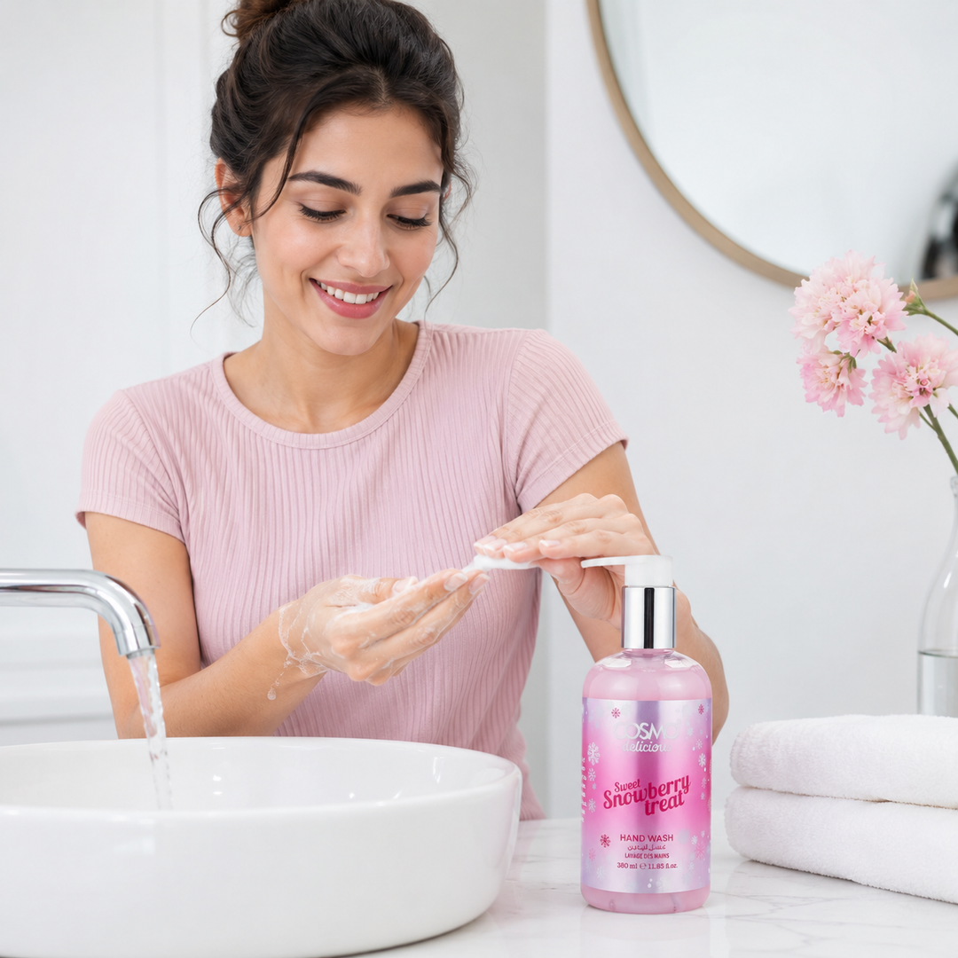 Cosmo Sweet Snowberry Treat Hand Wash - 380ml | كوزمو غسول لليدين سنوبيري تريت - 380 مل