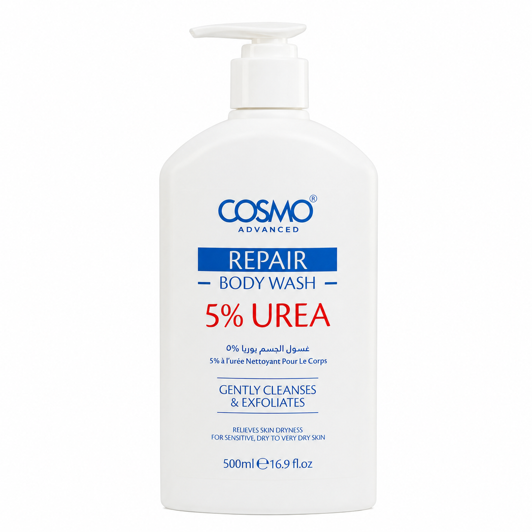 COSMO Repair Body Wash 5% Urea - 500ml | كوزمو غسول الجسم المُرمِّم 5% يوريا - 500 مل