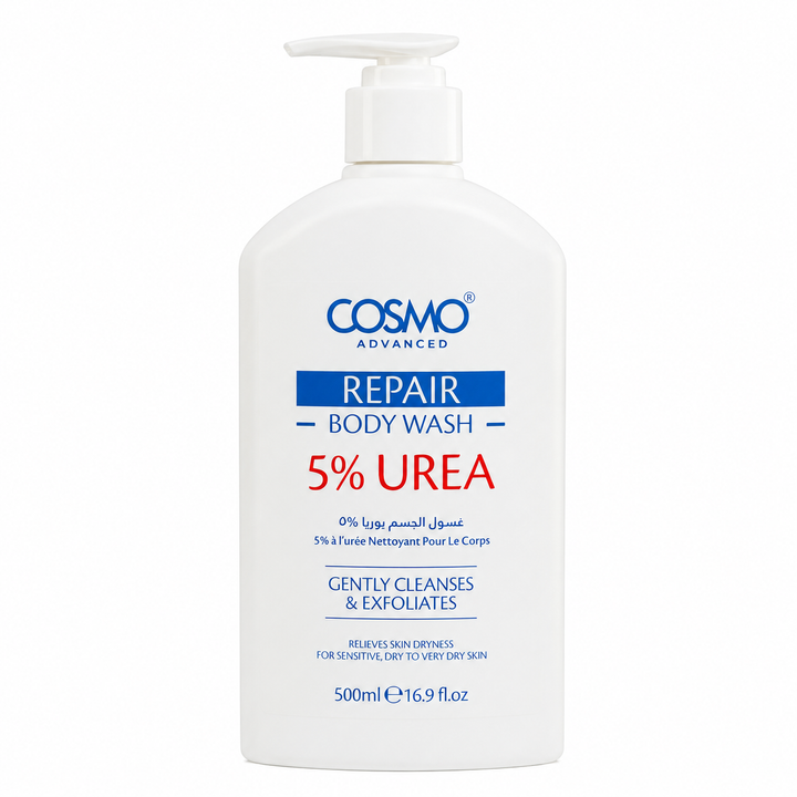COSMO Repair Body Wash 5% Urea - 500ml | كوزمو غسول الجسم المُرمِّم 5% يوريا - 500 مل