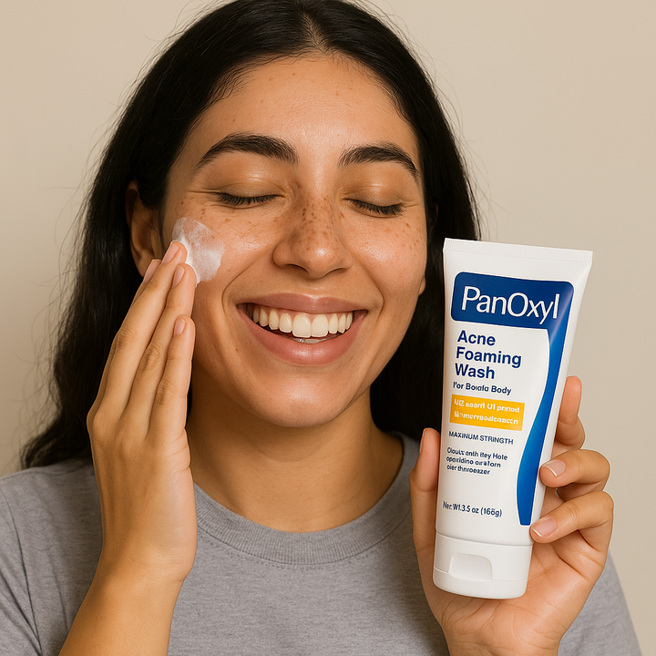 PanOxyl Acne Foaming Wash Benzoyl Peroxide 10% Max Strength - 156g |  بانوكسيل غسول رغوي لحب الشباب البنزويل بيروكسايد 10%  - 156 غرام