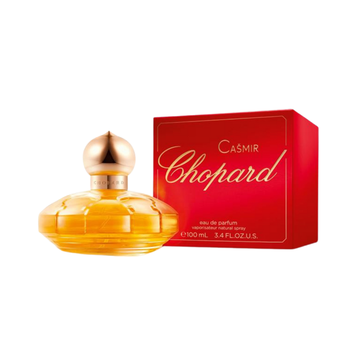 Chopard Casmir Eau de Parfum 100 ml bottle with red packaging.