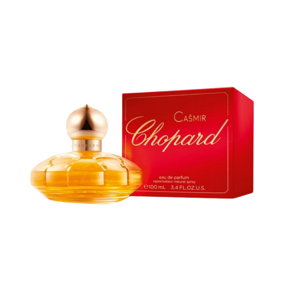 Chopard Casmir Eau de Parfum 100 ml bottle with red packaging.