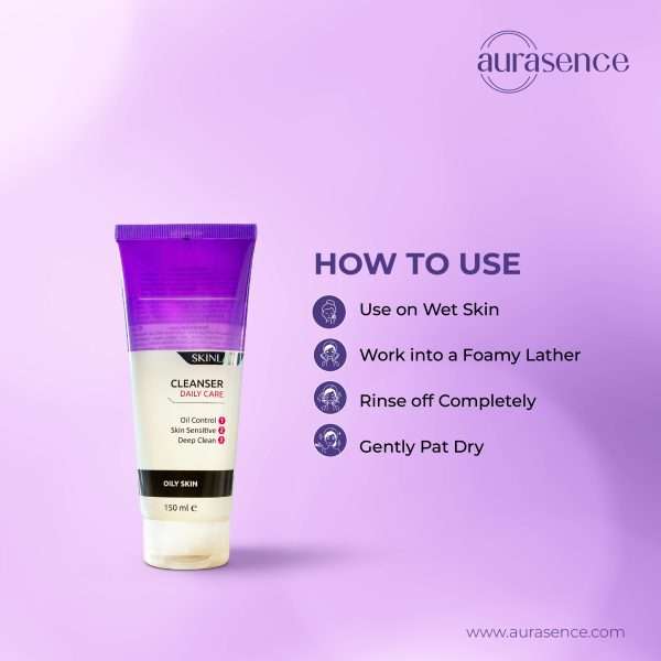 SKINLAB Cleanser Daily Care Oily Skin - 150ml | غسول سكينلاب للعناية اليومية بالبشرة الدهنية – 150 مل