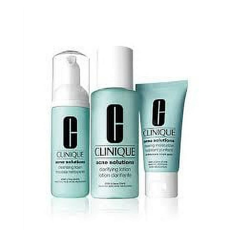 Clinique Anti-Blemish Solutions 3-Step Skin Care System Case 3 Pieces - غير ظاهر | كلينيك مجموعة حلول مكافحة الشوائب - غير ظاهر #1