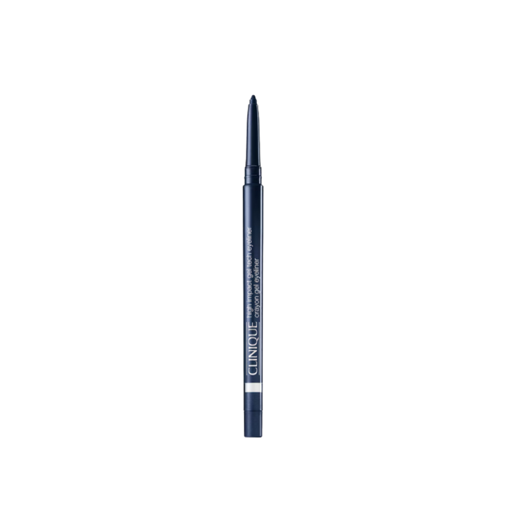 Clinique High Impact Gel Tech Eyeliner dark navy pencil with twist-up tip and white accent