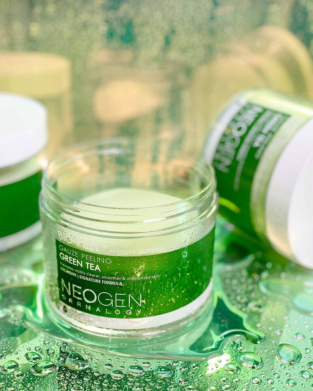 NEOGEN BIO PEEL GAUZE PEELING GREEN TEA - 30 pads | نيولوجين مقشر قطن الشاي الأخضر #2