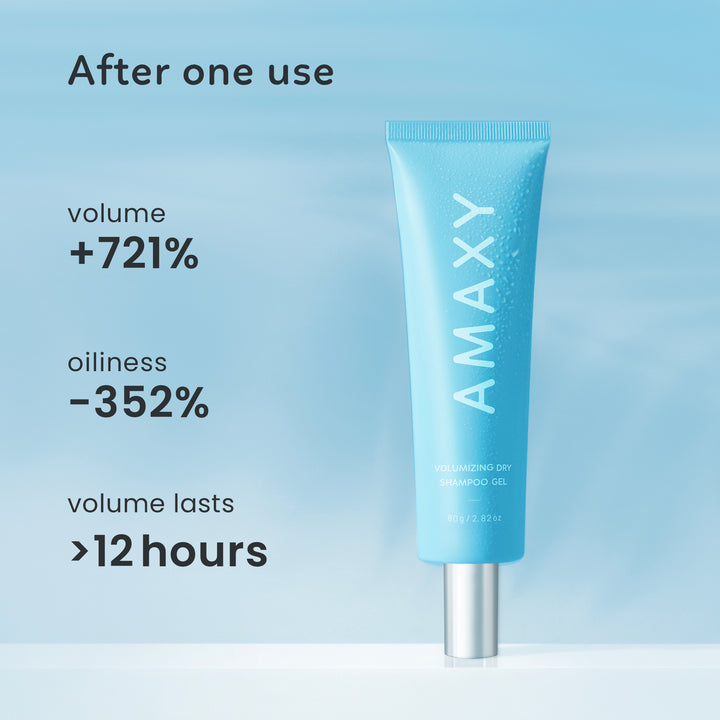 AMAXY volumizing dry shampoo gel - 80g | اماكسي شامبو جاف جل يعطي كثافة للشعر - 80 غ