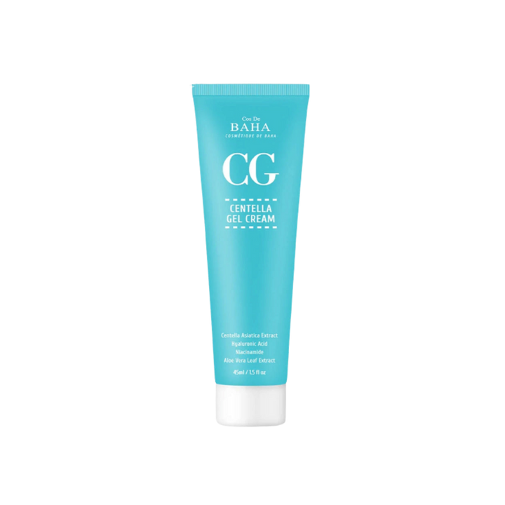 Cos De BAHA CG Centella Gel Cream, turquoise 45ml tube with white cap