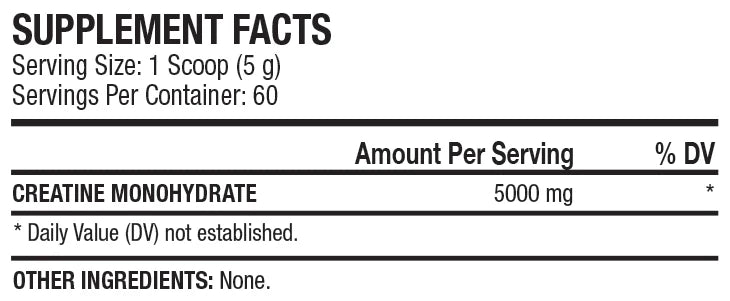 ANS Pure Creatine Monohydrate 5000mg Micronized - 60 Servings Portions - 300g| ايه ان اس مكمل كيراتين مونوهيدرات 5000 مغ - 300 غرام