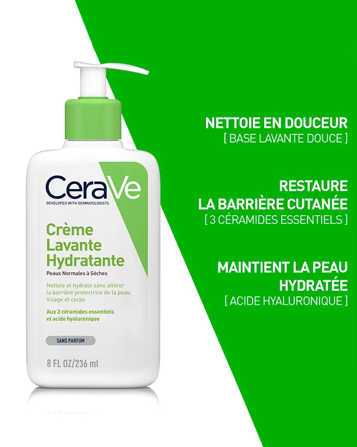 CeraVe Crème Lavante Hydratante - 473ml | سيرافي غسول مرطب - 473مل