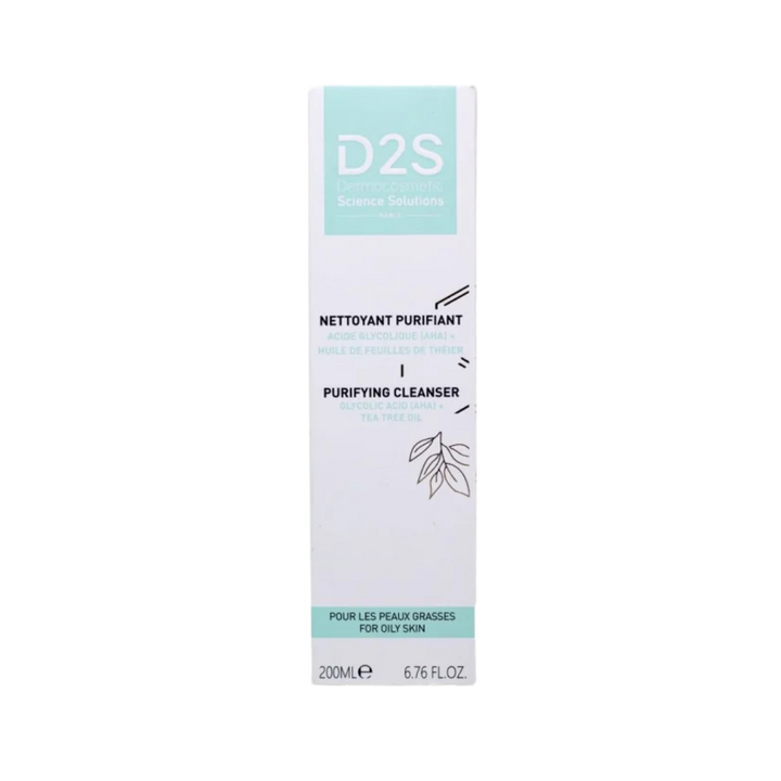 D2S Purifying Cleanser - 200ml | دي تو اس غسول للبشرة الدهنية والمختلطة - 200 مل