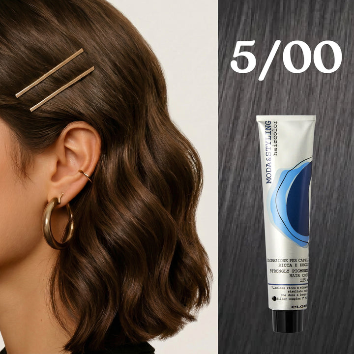 Elgon Moda&styling Haircolor Strongly Pigmented Hair Color - 125ml | ايلكون صبغة شعر مودا ستايلنج - 125مل