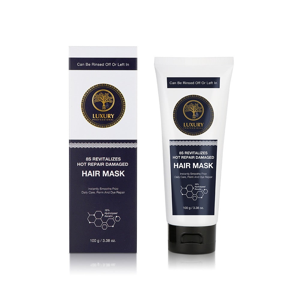 LUXURY Hair Mask 8 Seconds - 100g | لكجري قناع للشعر - 100 غرام