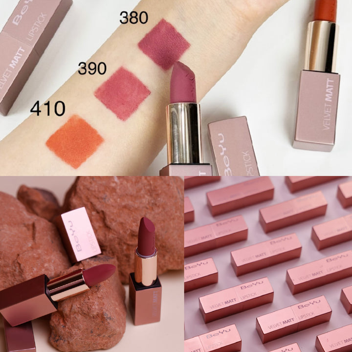 BeYu Velvet Matt Lipstick - 4.0ml | بيو أحمر شفاه مخملي - 4 مل