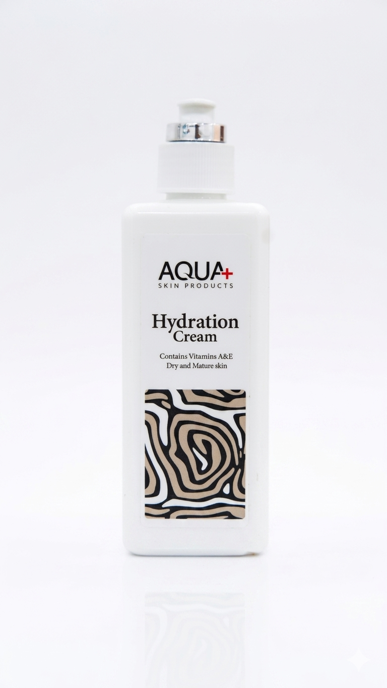 Aqua Plus Vit A&E moisturizing cream - 250ml | اكوا بلس كريم مرطب للبشرة الجافة - 250 مل