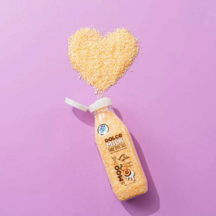 DOLCE MILK Smoothie Sunny Garden Shiny Bath Salt - 400ml | دولتشي ميلك ملح حمام لامع - 400مل