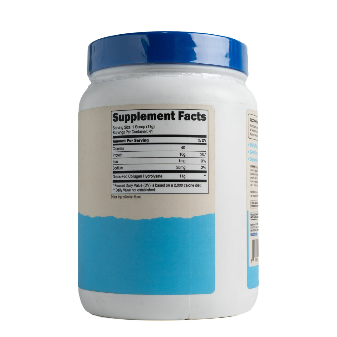 Nutricost Collagen Peptides Powder 1LB - 454g | نيوتريكوست مكمل غذائي ببتيدات الكولاجين - 454 غرام