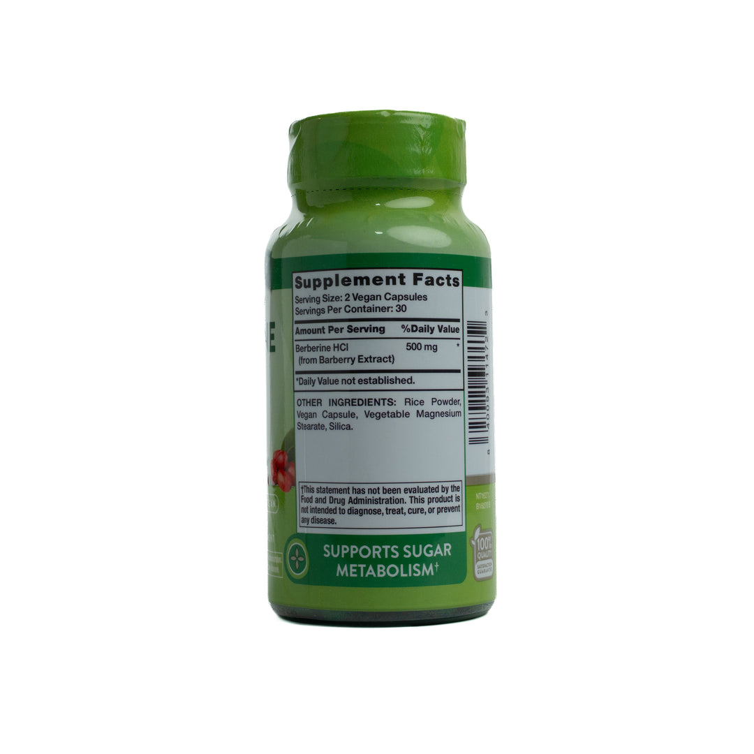 Nature's Truth Berberine HCl 500mg - 60 Capsules | نيتشرس تروث بيربيرين هيدروكلورايد 500 ملغ - 60 كبسولة