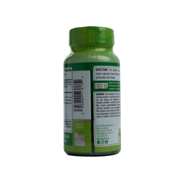 Nature's Truth Berberine HCl 500mg - 60 Capsules | نيتشرس تروث بيربيرين هيدروكلورايد 500 ملغ - 60 كبسولة