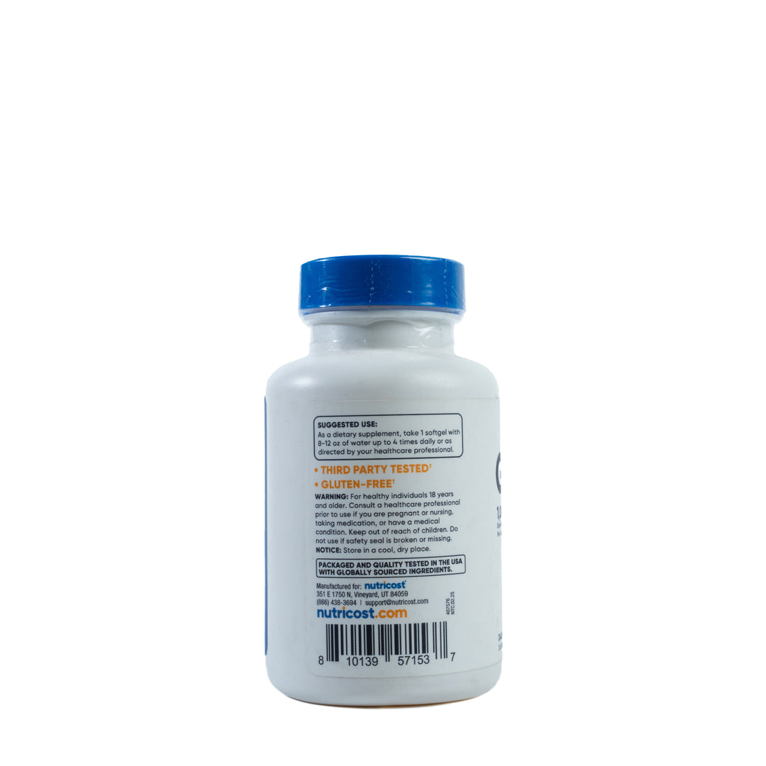 Nutricost Garlic 1000mg - 240 Softgels | نيوتريكوست ثوم 1000 ملغ- 240 كبسولة جيلاتينية