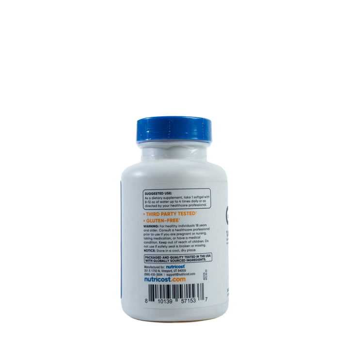 Nutricost Garlic 1000mg - 240 Softgels | نيوتريكوست ثوم 1000 ملغ- 240 كبسولة جيلاتينية