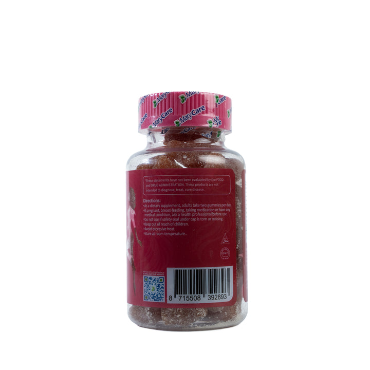 Mary Care Collagen Hair Skin Nails - 60 Gummies |  ماري كير مكمل غذائي بالكولاجين لصحة الشعر و البشرة و الأظافر - 60 قطعة جيلاتين